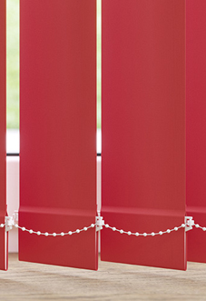 Roma (FR), Crimson - Vertical Blind Slats